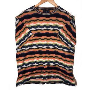 Jhane Barnes Striped Knit T-shirt